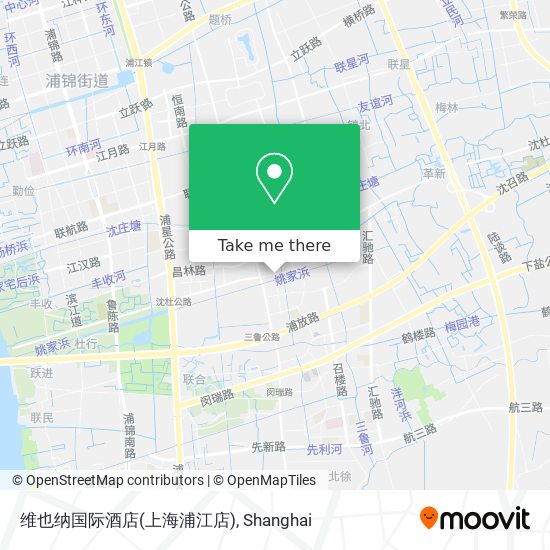 维也纳国际酒店(上海浦江店) map