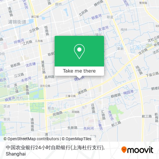 中国农业银行24小时自助银行(上海杜行支行) map