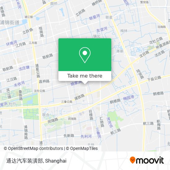 通达汽车装潢部 map