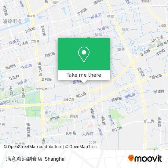 满意粮油副食店 map