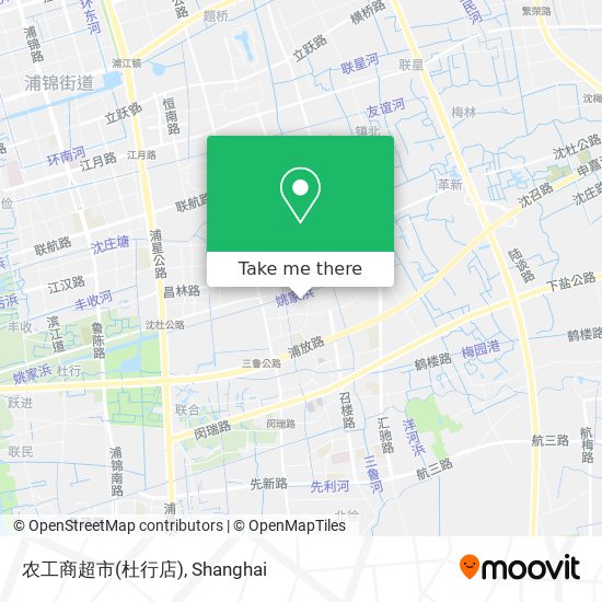 农工商超市(杜行店) map