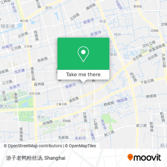 游子老鸭粉丝汤 map
