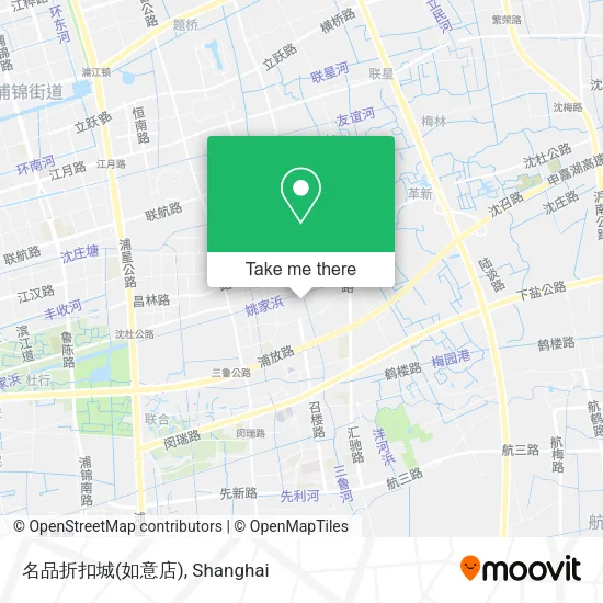 名品折扣城(如意店) map