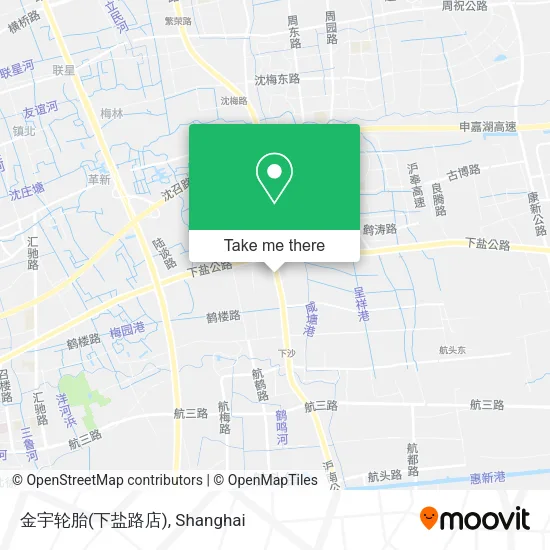 金宇轮胎(下盐路店) map
