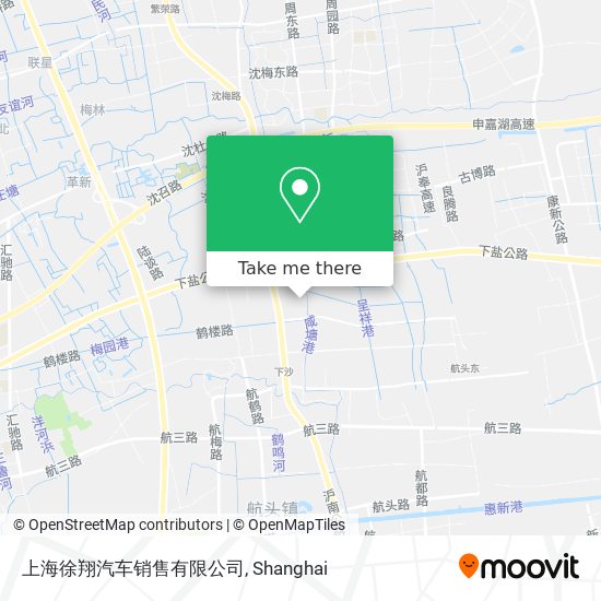 上海徐翔汽车销售有限公司 map