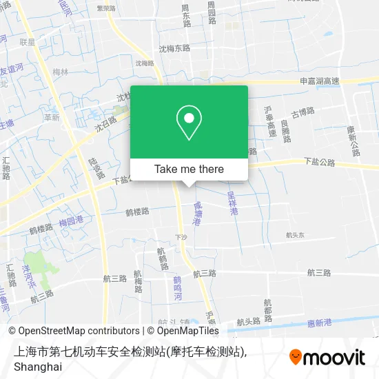上海市第七机动车安全检测站(摩托车检测站) map