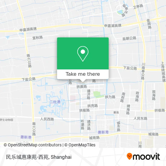 民乐城惠康苑-西苑 map