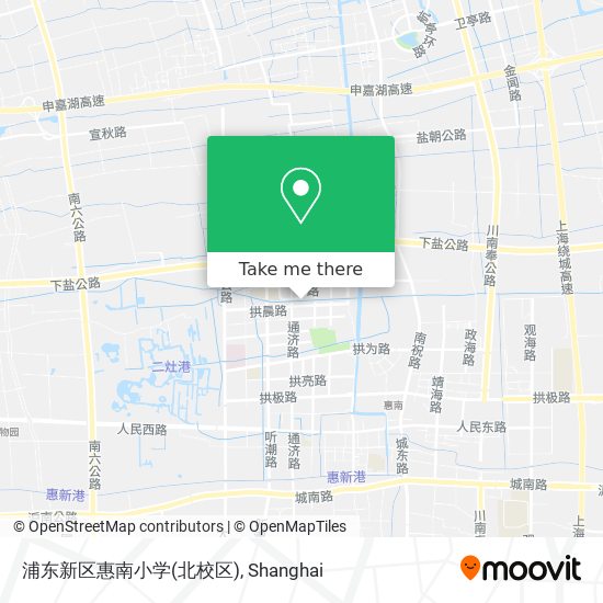 浦东新区惠南小学(北校区) map