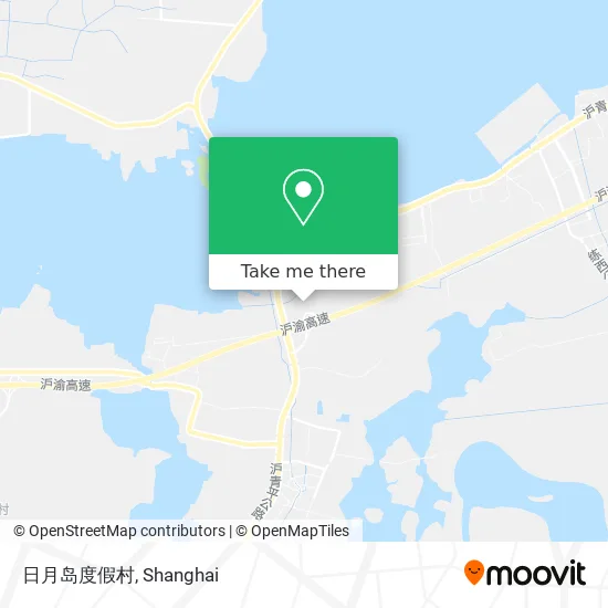 日月岛度假村 map