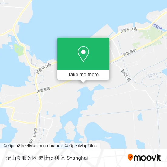 淀山湖服务区-易捷便利店 map