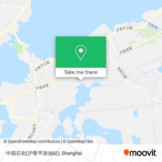 中国石化(沪青平加油站) map