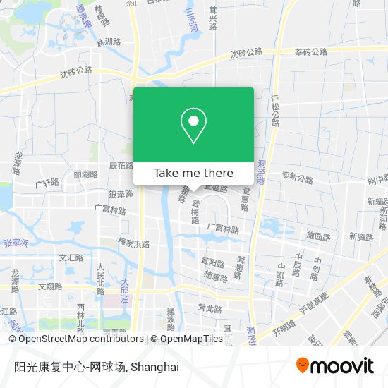 阳光康复中心-网球场 map