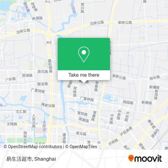 易生活超市 map