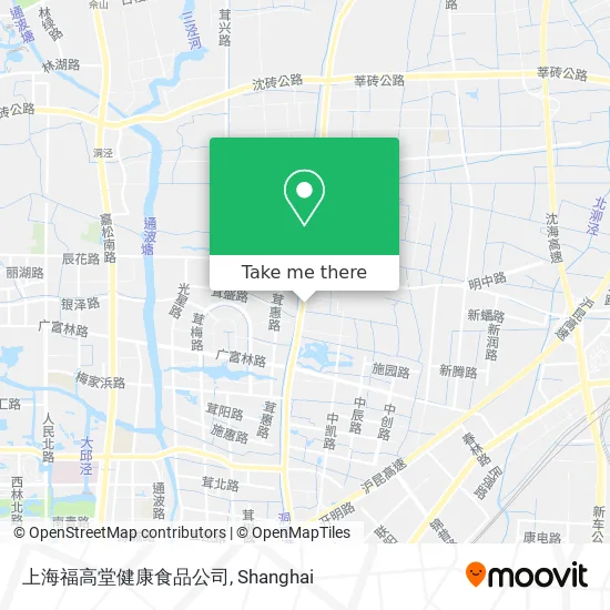 上海福高堂健康食品公司 map