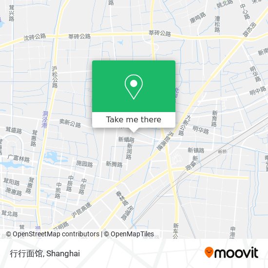 行行面馆 map