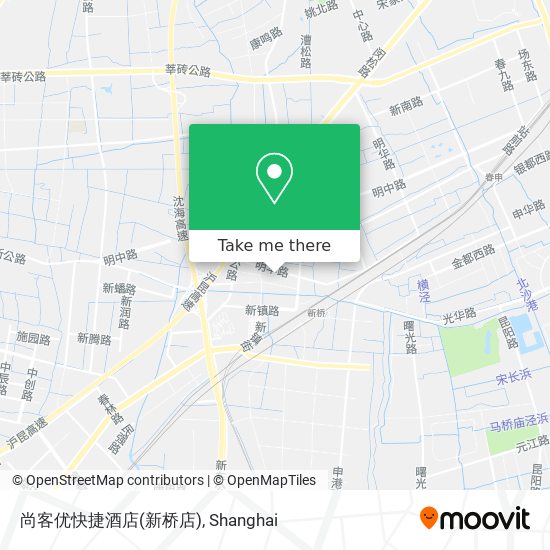 尚客优快捷酒店(新桥店) map