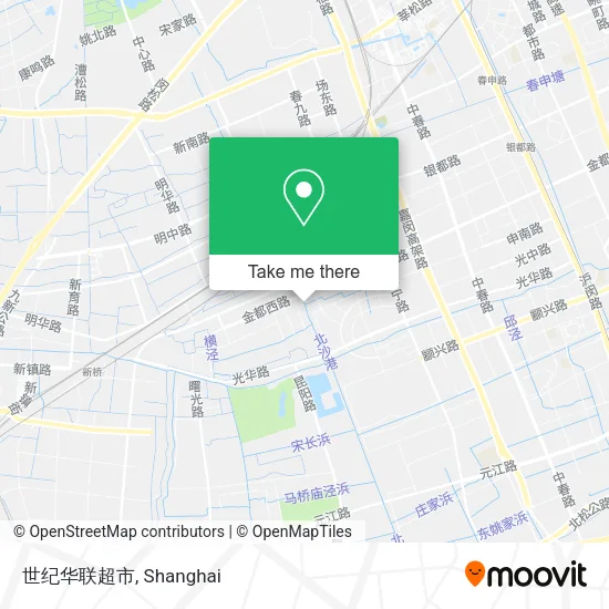 世纪华联超市 map
