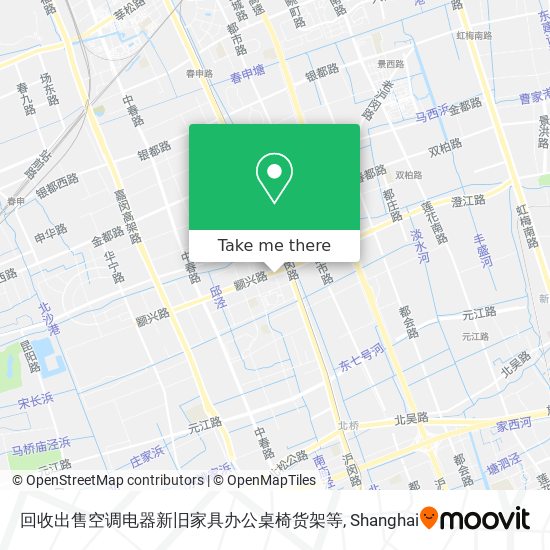 回收出售空调电器新旧家具办公桌椅货架等 map