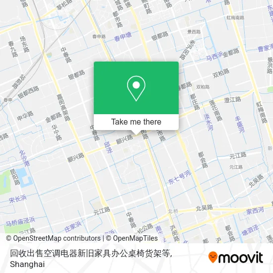 回收出售空调电器新旧家具办公桌椅货架等 map