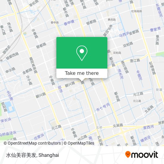 水仙美容美发 map