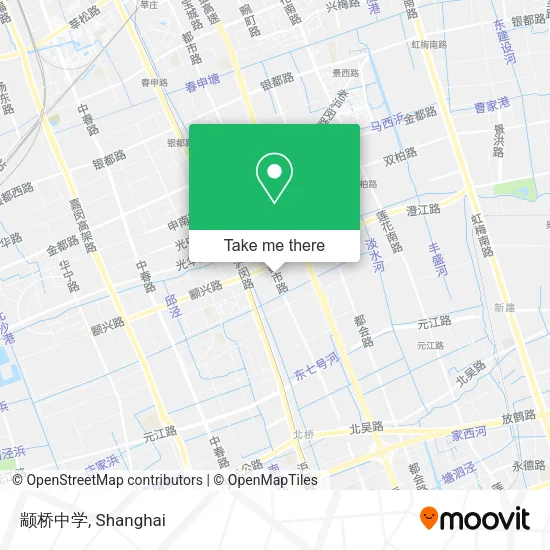 颛桥中学 map