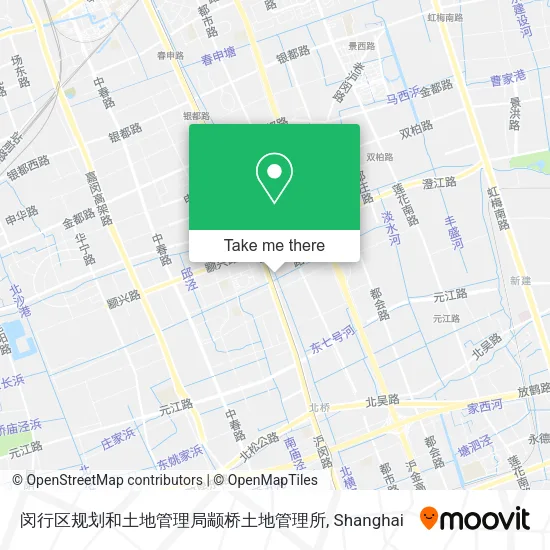 闵行区规划和土地管理局颛桥土地管理所 map