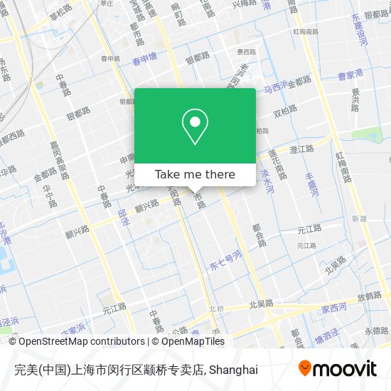 完美(中国)上海市闵行区颛桥专卖店 map