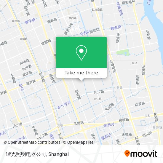 谐光照明电器公司 map