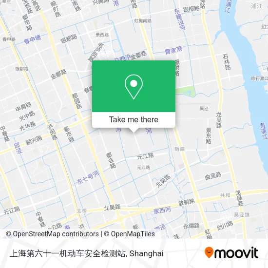 上海第六十一机动车安全检测站 map