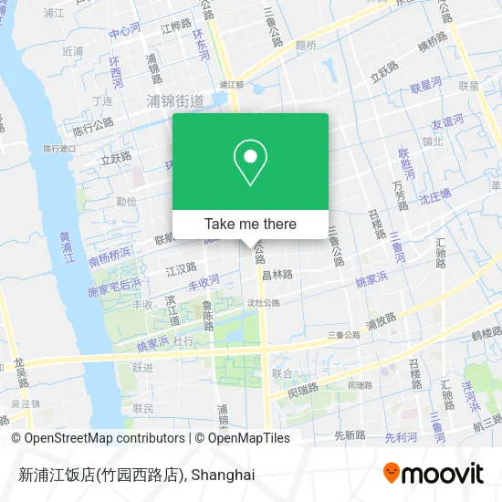 新浦江饭店(竹园西路店) map