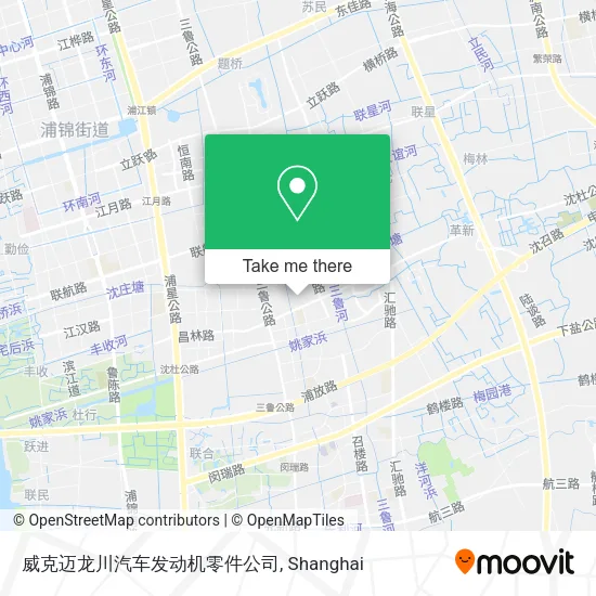 威克迈龙川汽车发动机零件公司 map