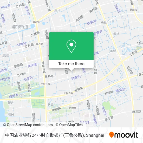 中国农业银行24小时自助银行(三鲁公路) map
