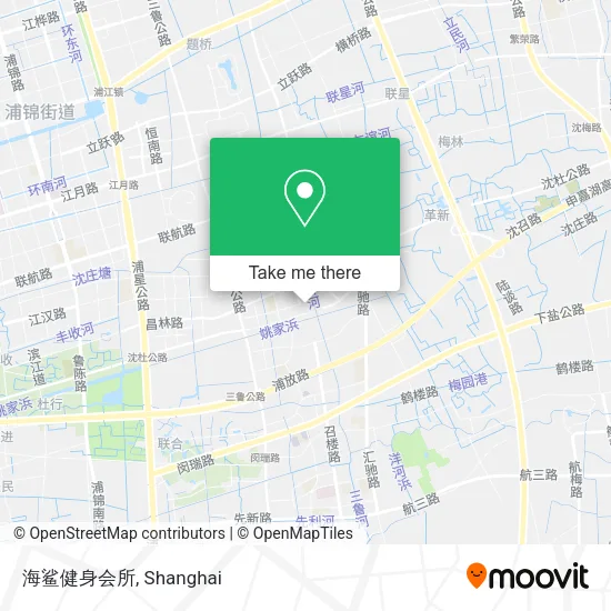 海鲨健身会所 map