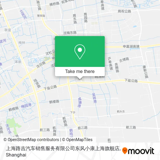 上海路吉汽车销售服务有限公司东风小康上海旗舰店 map