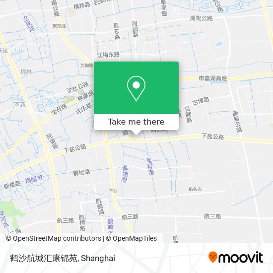 鹤沙航城汇康锦苑 map