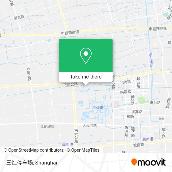 三灶停车场 map