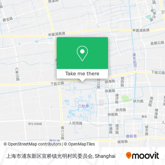 上海市浦东新区宣桥镇光明村民委员会 map