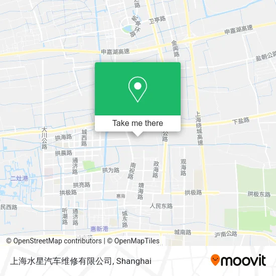 上海水星汽车维修有限公司 map