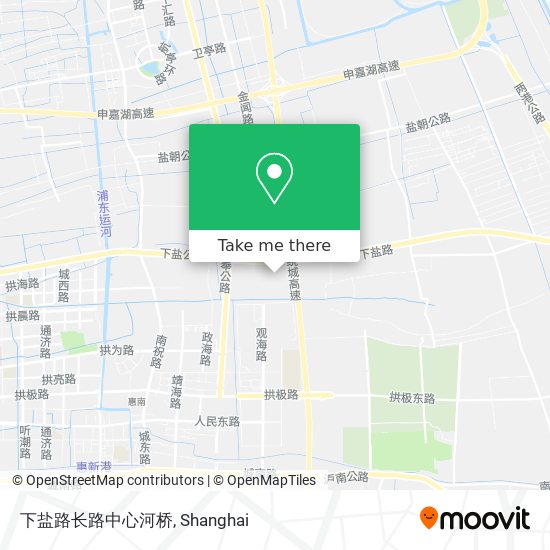 下盐路长路中心河桥 map