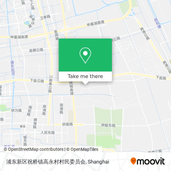 浦东新区祝桥镇高永村村民委员会 map
