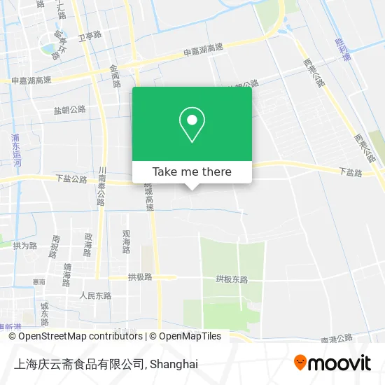 上海庆云斋食品有限公司 map
