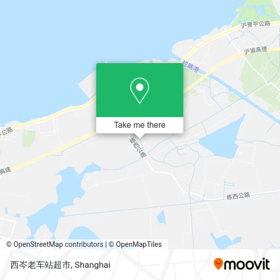西岑老车站超市 map