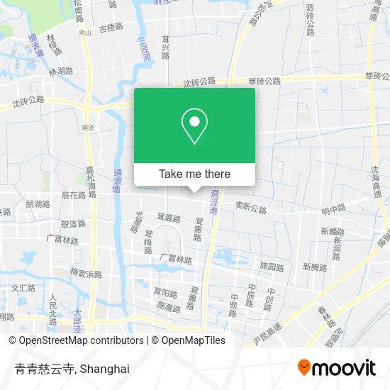 青青慈云寺 map