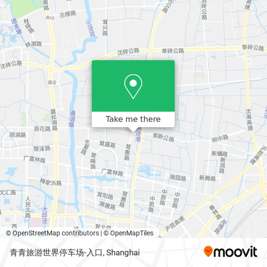 青青旅游世界停车场-入口 map