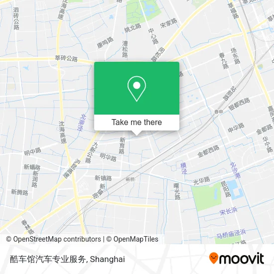 酷车馆汽车专业服务 map