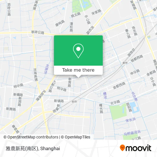 雅鹿新苑(南区) map