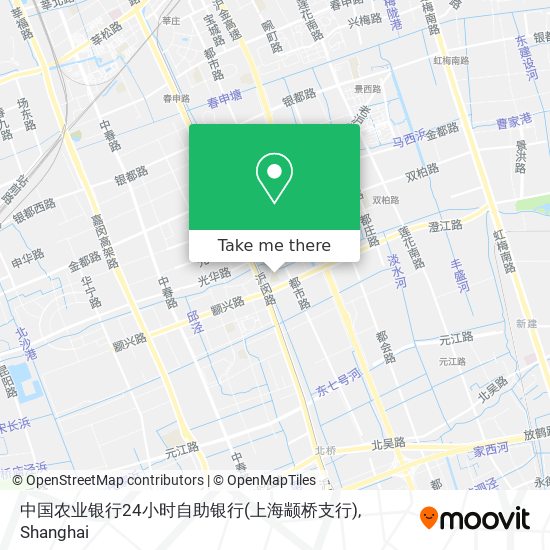 中国农业银行24小时自助银行(上海颛桥支行) map