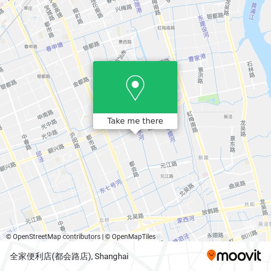 全家便利店(都会路店) map