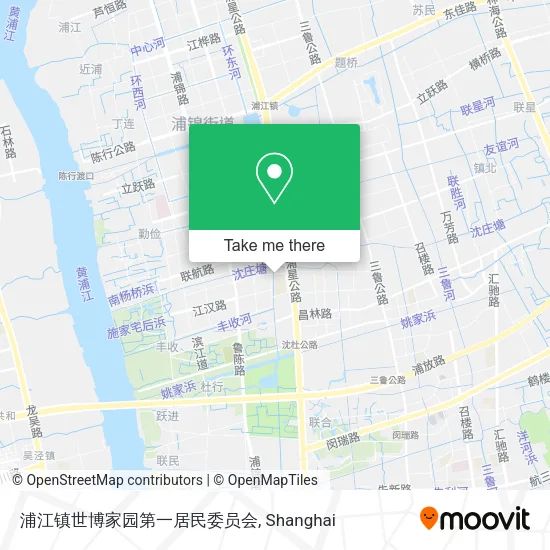 浦江镇世博家园第一居民委员会 map