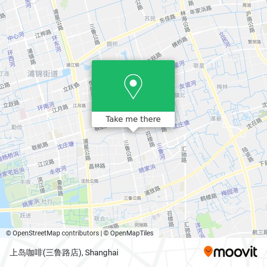上岛咖啡(三鲁路店) map